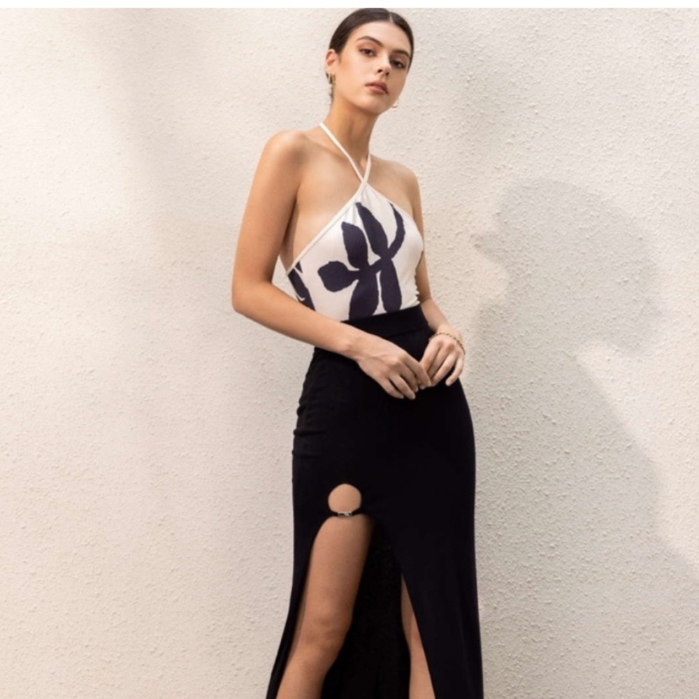 Zara print bodysuit